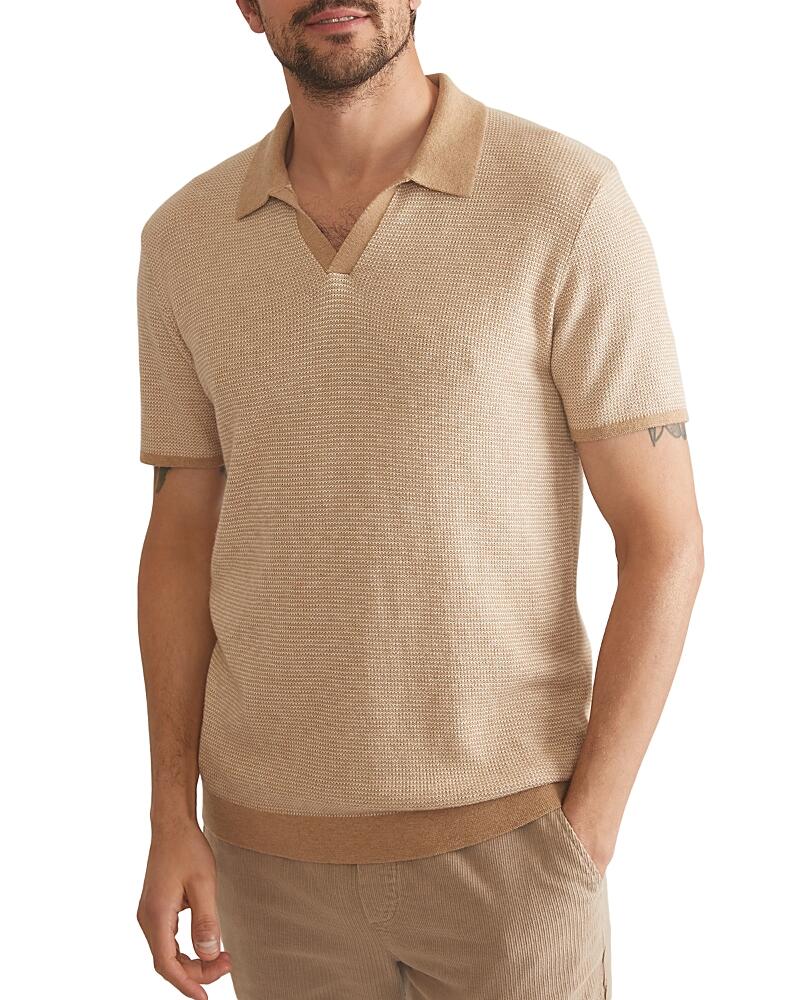 Marine Layer Liam Short Sleeve Sweater Polo Cover