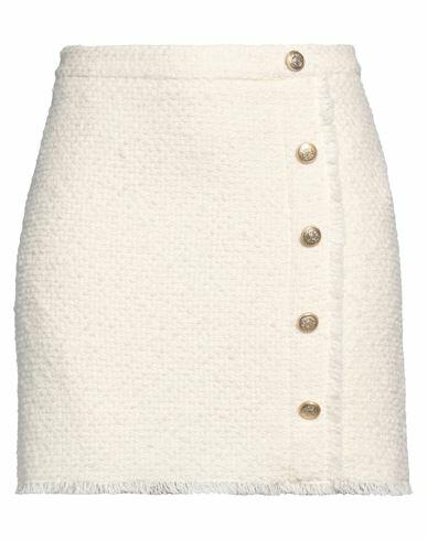 Seductive Woman Mini skirt Ivory Polyacrylic, Wool, Polyester, Cotton Cover