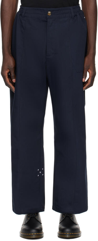 Pop Trading Company Navy Four-Pocket Trousers Cover