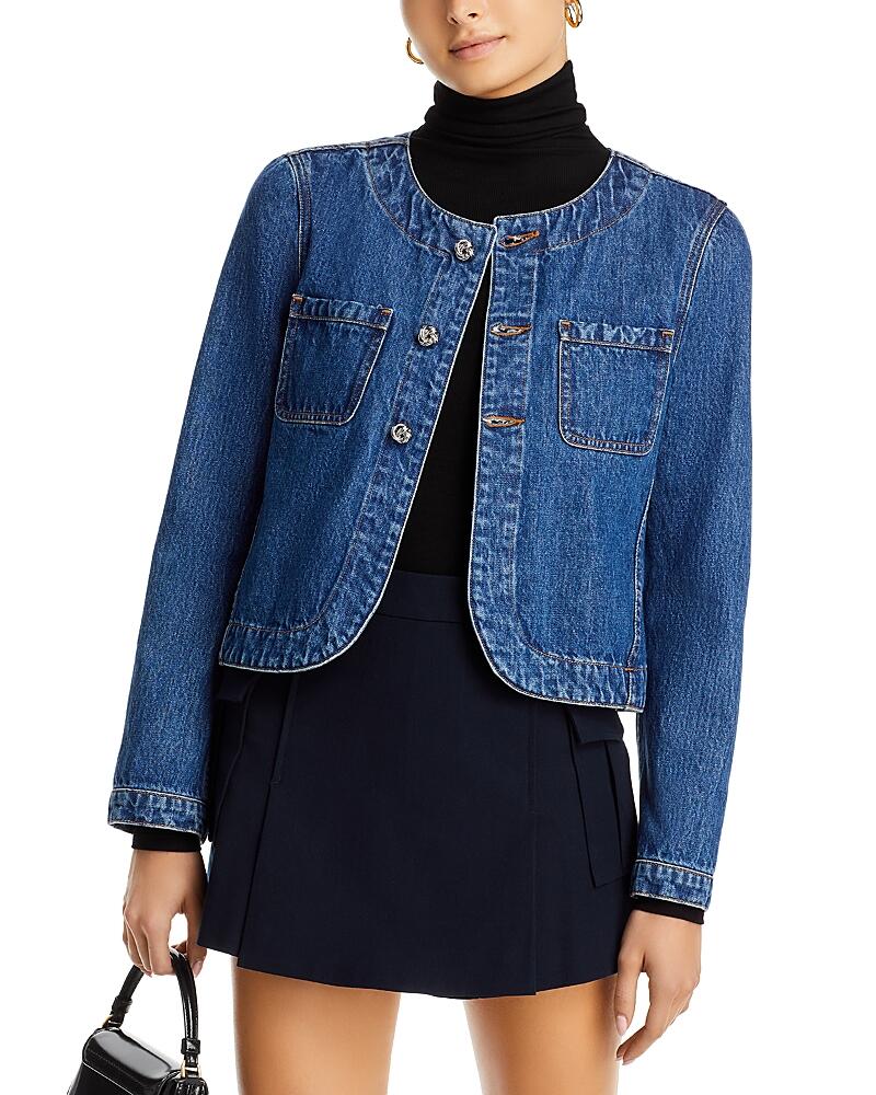 Derek Lam 10 Crosby Mimi Indoor Denim Jacket Cover