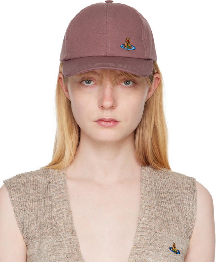 Vivienne Westwood Burgundy Embroidered Cap Cover