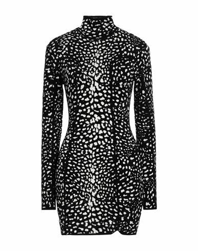 Roberto Cavalli Woman Mini dress Black Viscose, Polyamide, Elastane Cover