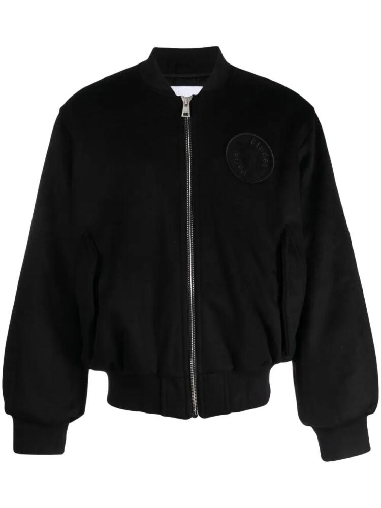 Etudes Ville logo-patch bomber jacket - Black Cover