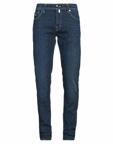 Tramarossa Man Jeans Blue Cotton, T-400 fiber, Elastane Cover