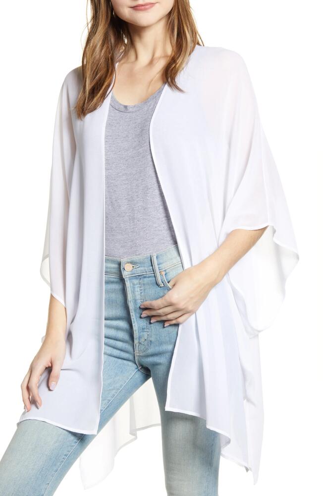 Nordstrom Chiffon Wrap in White Cover