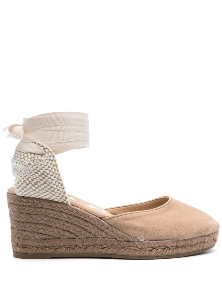 Manebi Hamptons 75mm wedge espadrilles - Neutrals Cover