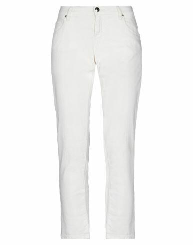 Jacob Cohёn Woman Jeans Ivory Cotton, Linen, Elastane Cover