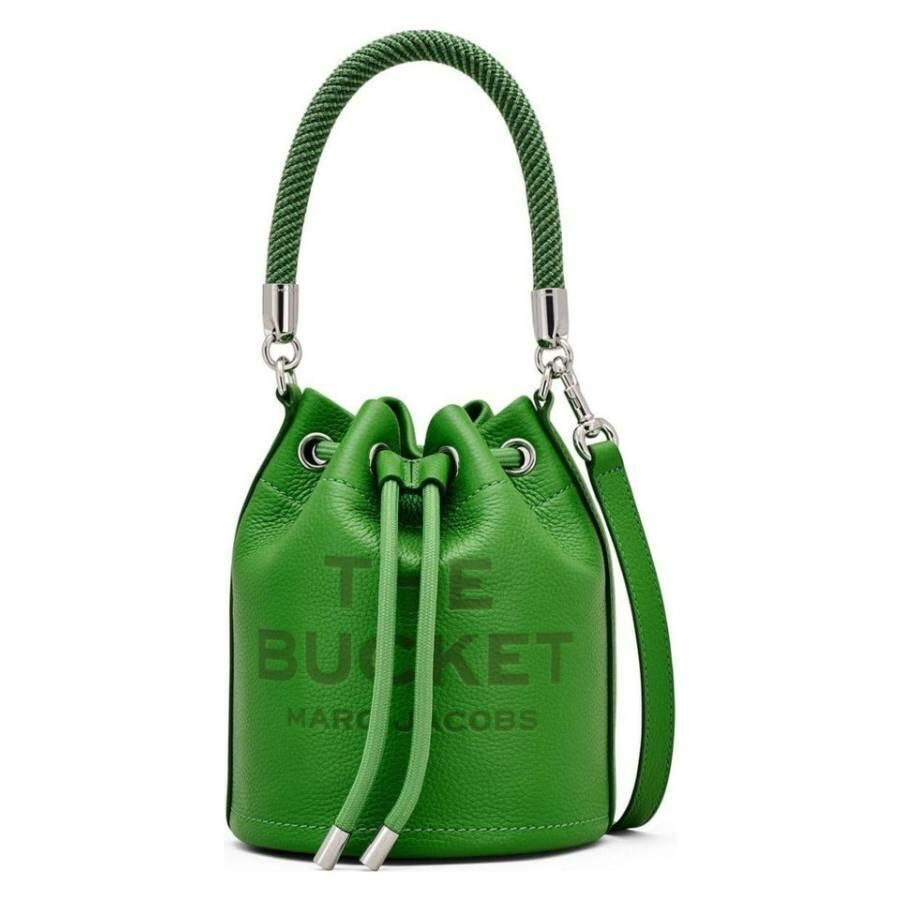 Marc Jacobs The Bucket Bag In Kiwi Leather Cover