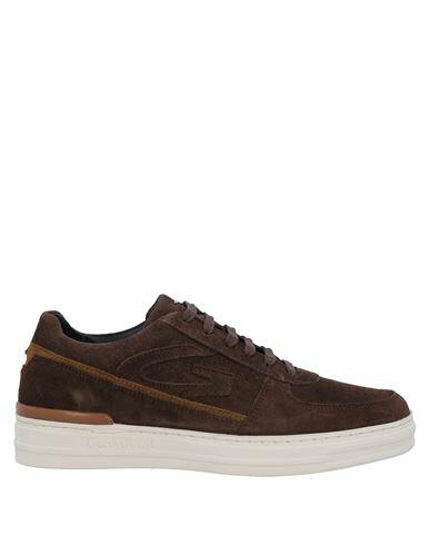 Alberto Guardiani Man Sneakers Dark brown Soft Leather Cover