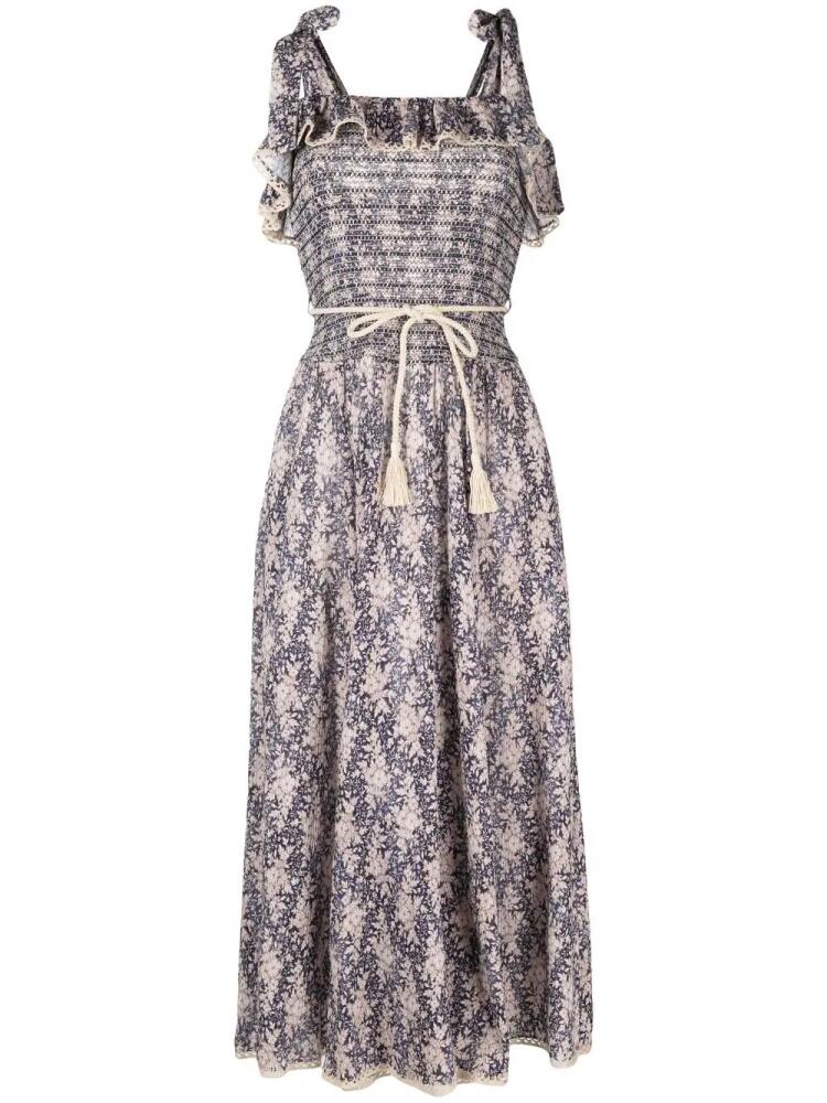 ZIMMERMANN Vitali midi dress - Blue Cover