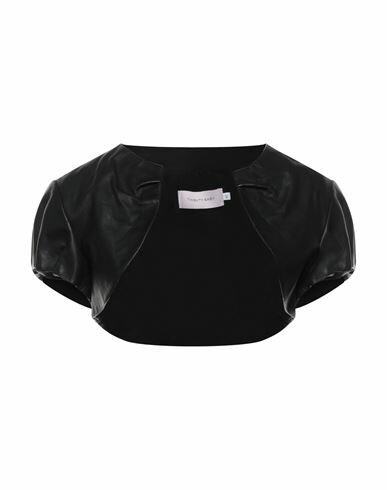 Twenty Easy By Kaos Woman Shrug Black Soft Leather Cover