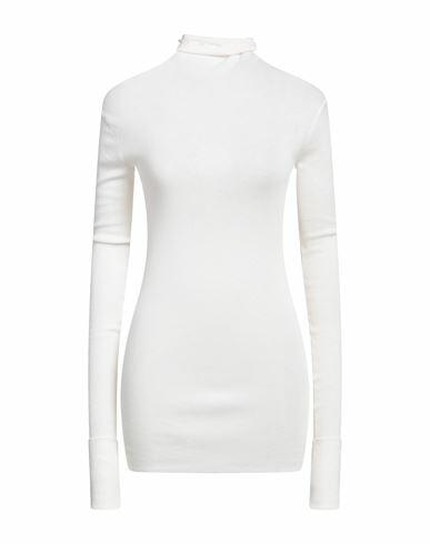 Ann Demeulemeester Woman Turtleneck Ivory Cotton, Cashmere, Silk Cover