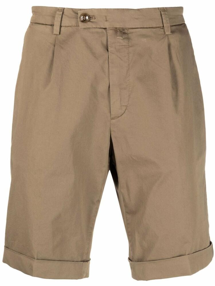 Briglia 1949 cotton chino shorts - Brown Cover