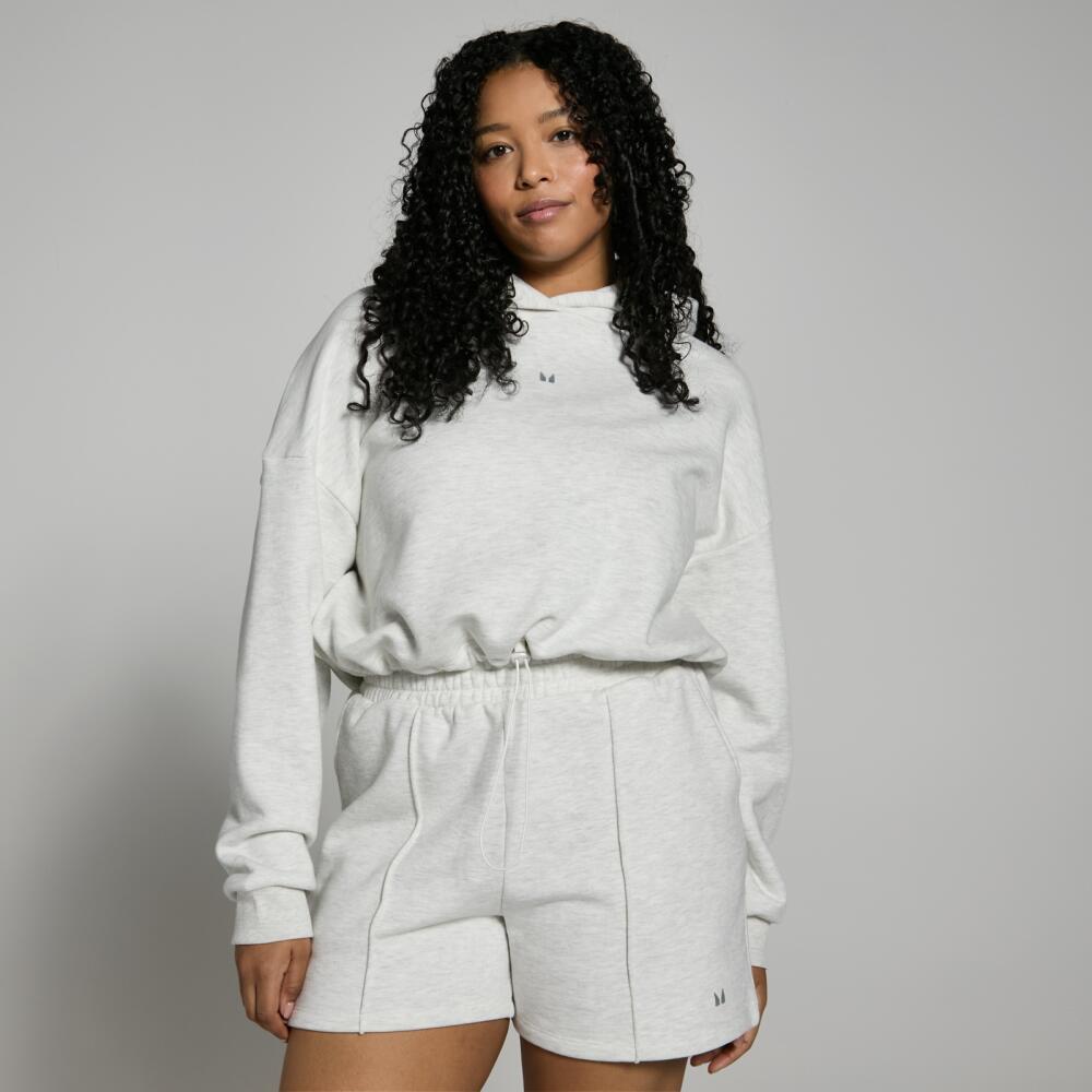 MP Women's Lifestyle Heavyweight Cropped Hoodie - Light Grey Cover