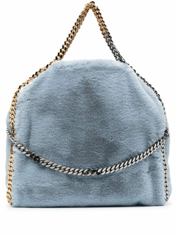 Stella McCartney Falabella faux-fur tote bag - Blue Cover