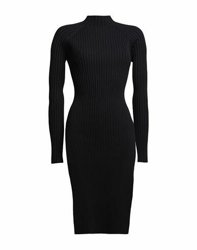 Kwaidan Editions Woman Midi dress Black Viscose, Polyester Cover