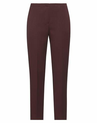 Camicettasnob Woman Pants Cocoa Polyester, Rayon, Elastane Cover