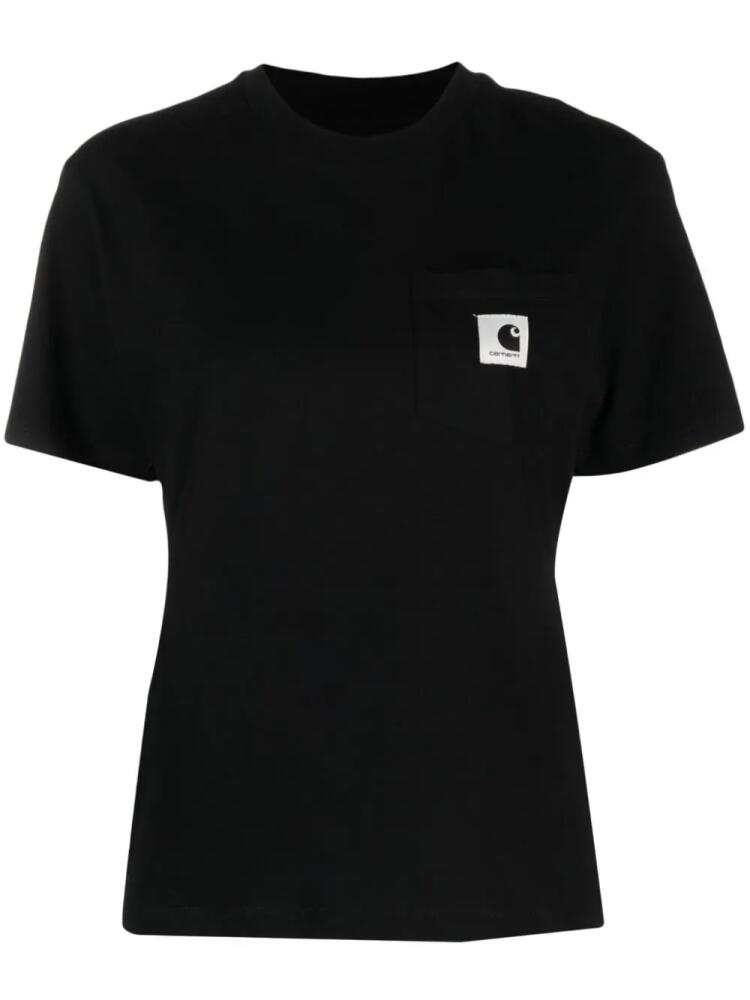 Carhartt WIP S/S Pocket organic-cotton T-Shirt - Black Cover