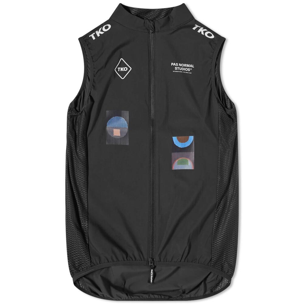 Pas Normal Studios Men's T.K.O. Mechanism Stow Away Gilet in Charcoal Cover