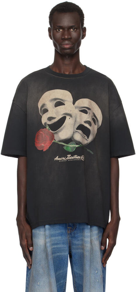 AMIRI Black Theatre Masks T-shirt Cover