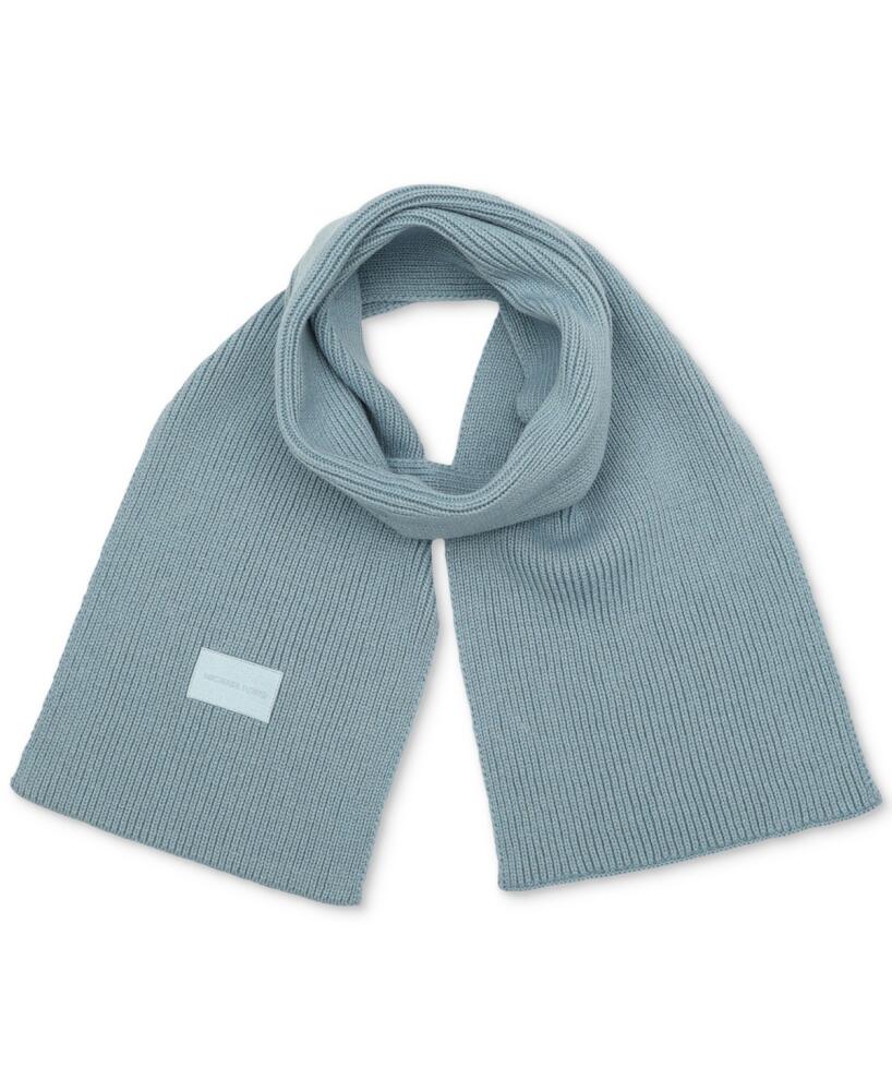 Michael Michael Kors Women's Fine Rib Scarf - Chambray Cover