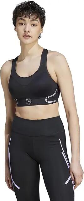 adidas by Stella McCartney Truepace High Support Sports Bra II3228 (Black/Purple Glow) Women's Clothing Cover