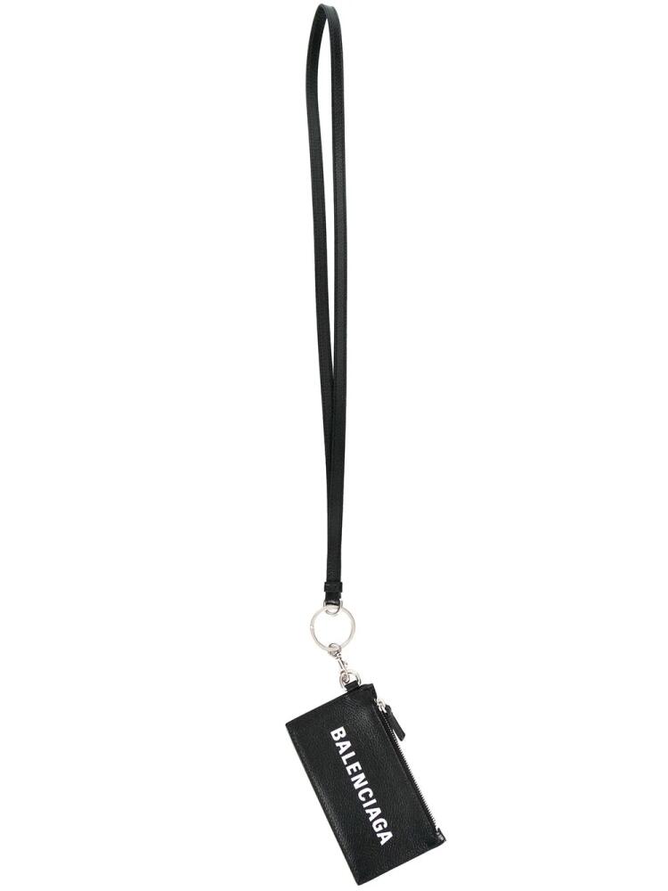 Balenciaga Cash card holder keyring - Black Cover