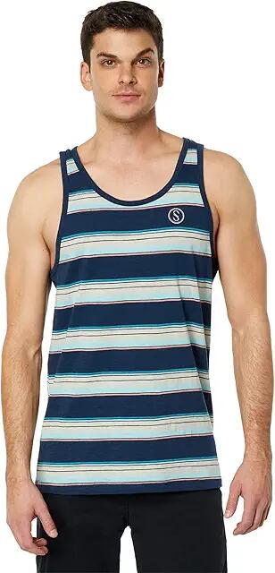 Salty Crew Layday Tank (Navy) Men's Clothing Cover