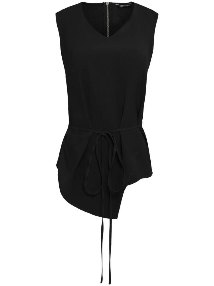 Uma | Raquel Davidowicz Calcio asymmetric top - Black Cover