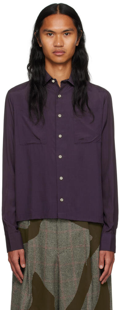 Factor's Purple Button Shirt Cover