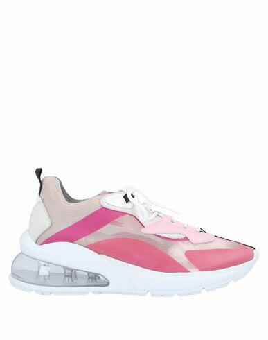 D. a.t. e. Woman Sneakers Fuchsia Soft Leather, Textile fibers Cover