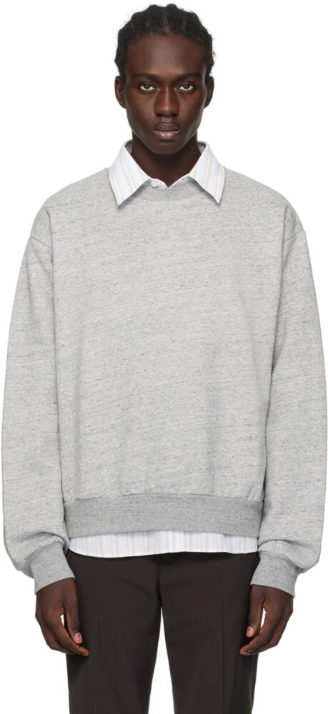 Acne Studios Gray Crewneck Sweater Cover