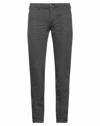 40weft Man Pants Steel grey Cotton, Viscose, Polyester, Elastane Cover