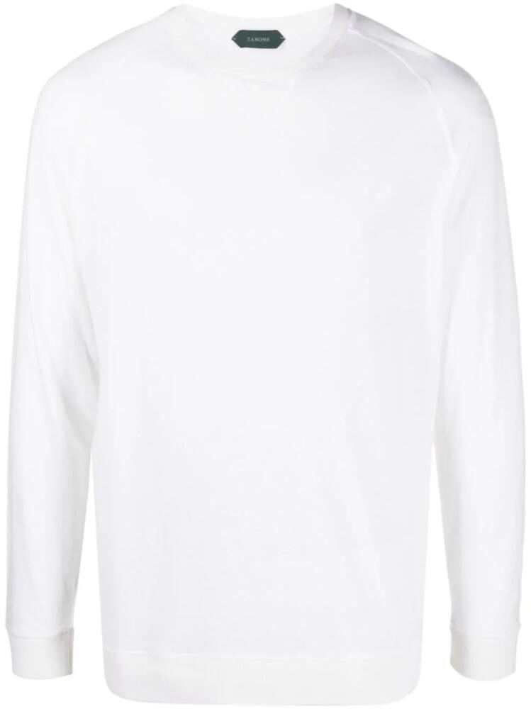 Zanone crew-neck jumper - White Cover