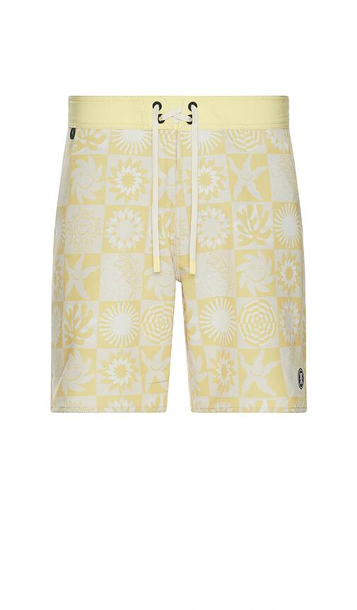 ROARK Passage 17 Swim Short in Yellow Cover