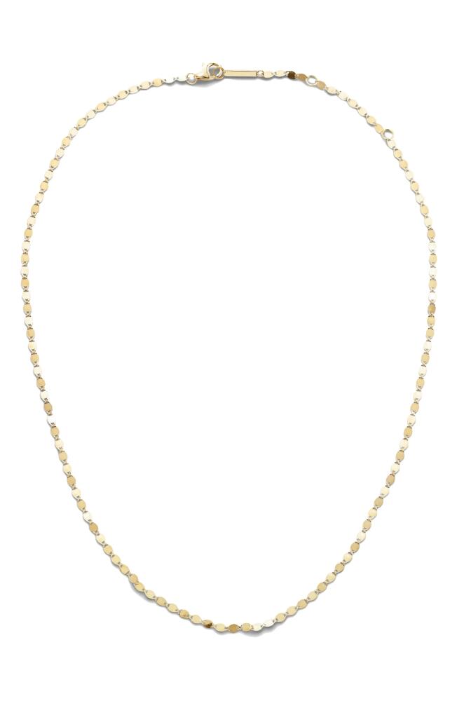 Lana Petite Nude Chain Choker in Yellow Gold Cover