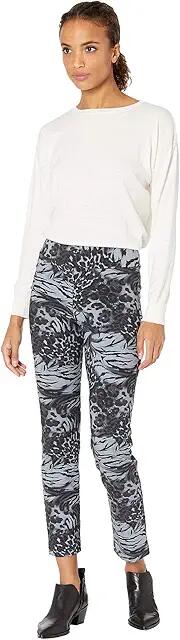 Krazy Larry Pull on Ankle (Black Tiger) Women's Dress Pants Cover