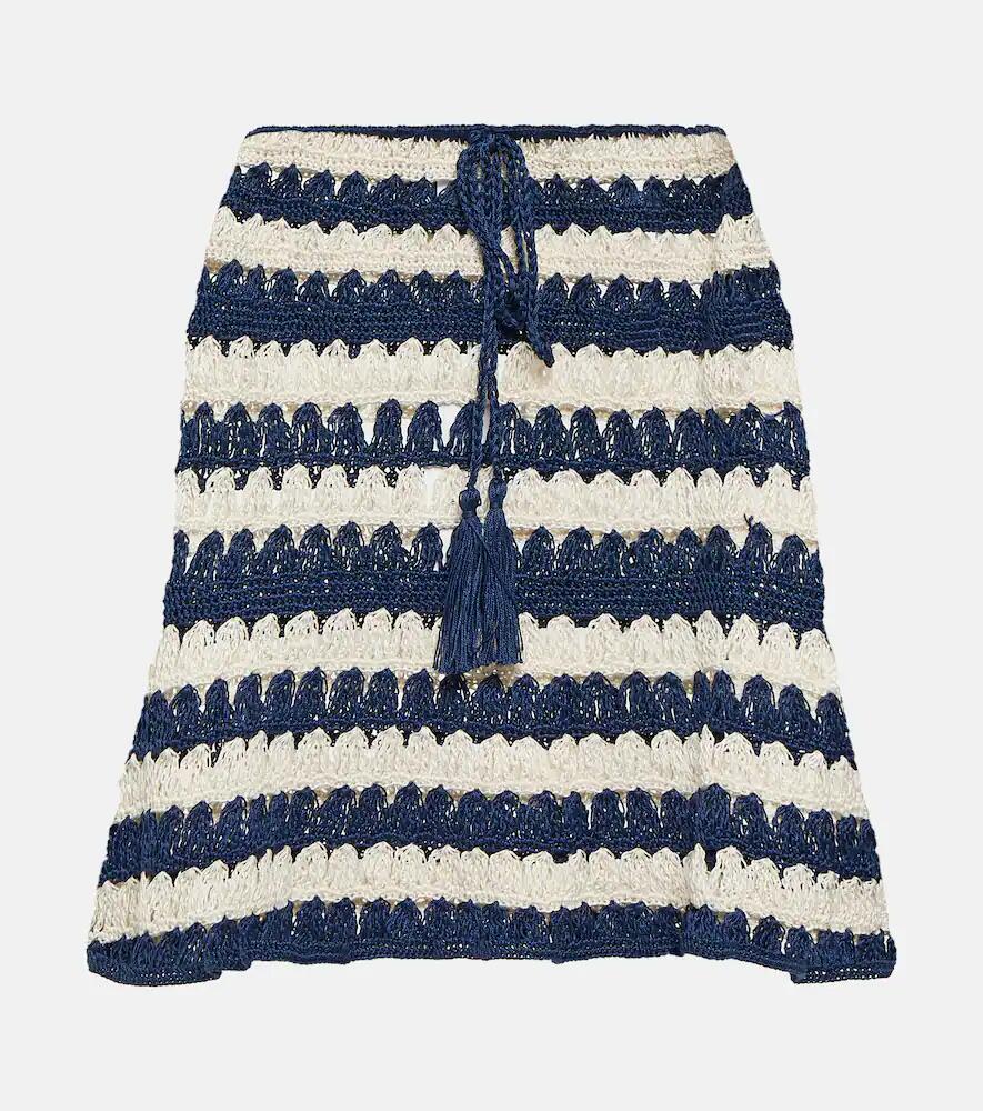 Anna Kosturova Farrah crochet cotton miniskirt Cover