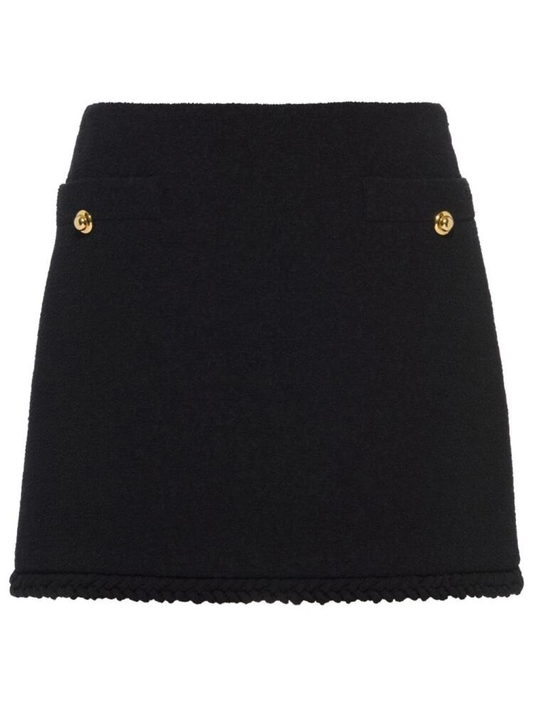 Miu Miu bouclé mini skirt - Black Cover