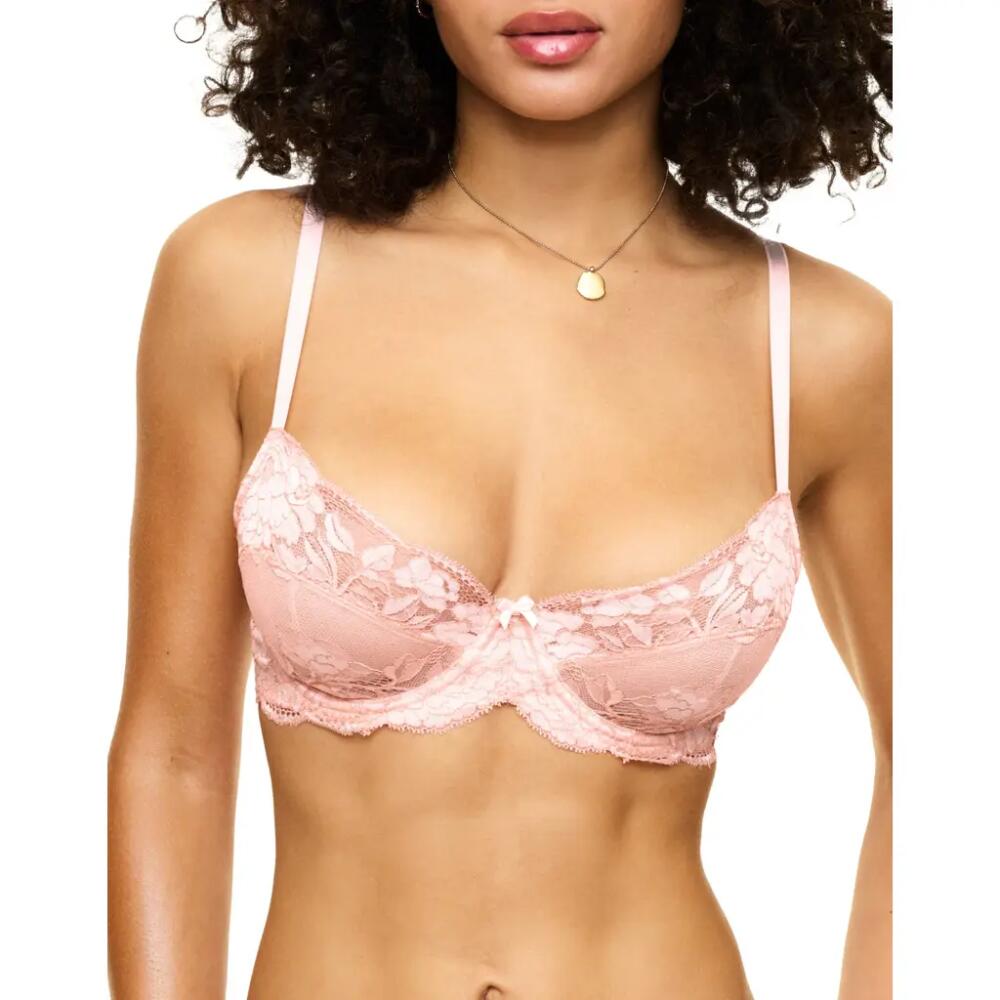 Adore Me Chelsi Unlined Demi Bra in Light Pink Cover