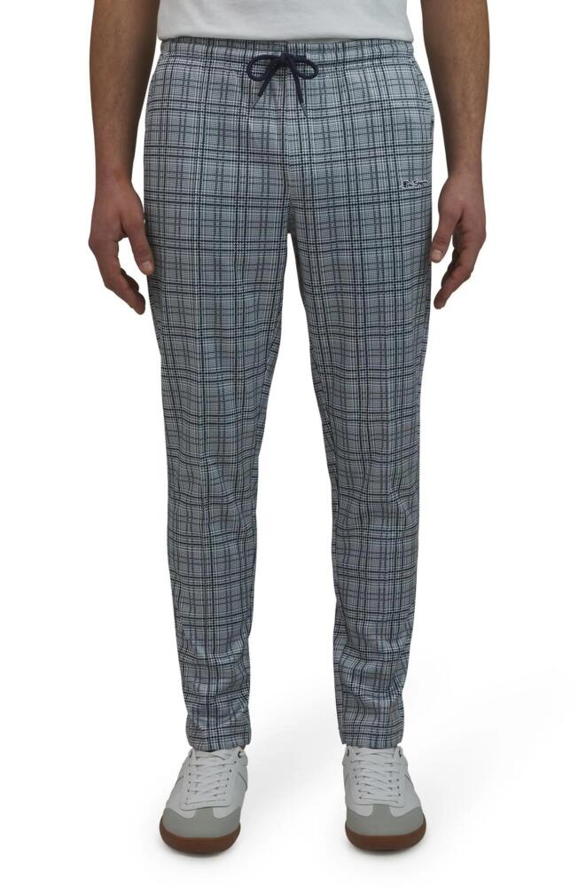 Ben Sherman Glen Plaid Track Pants in Grey Cover