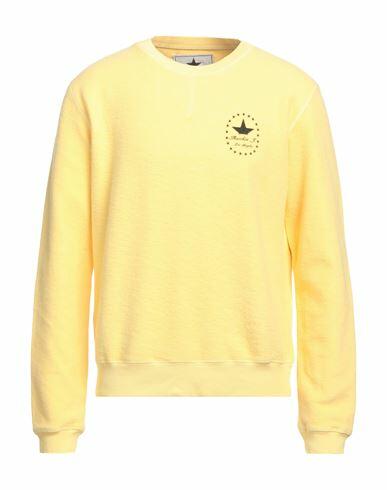 Macchia J Man Sweatshirt Yellow Cotton Cover