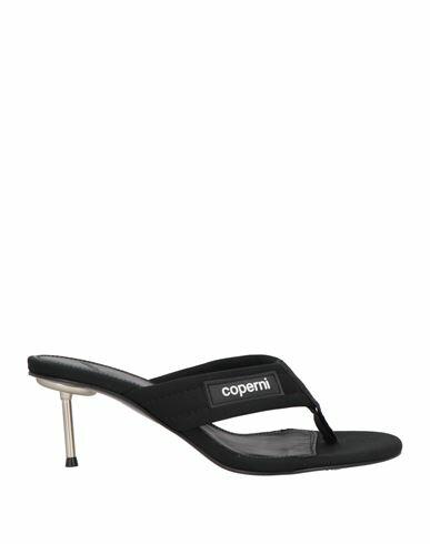 Coperni Woman Thong sandal Black Polyamide Cover