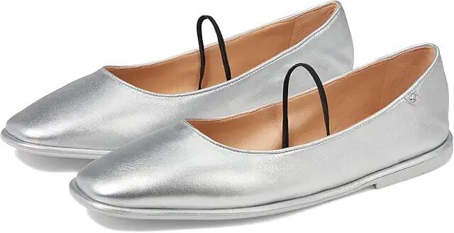 COACH Emilia Leather Mary Jane (Silver) Women's Shoes Cover