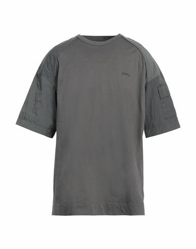 Juun. j Man T-shirt Lead Cotton, Nylon Cover