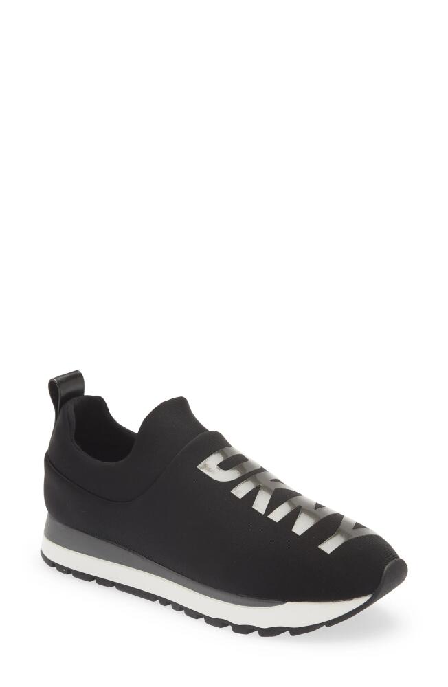 DKNY Jadyn Slip-On Sneaker in Blk/Dk Gun Cover