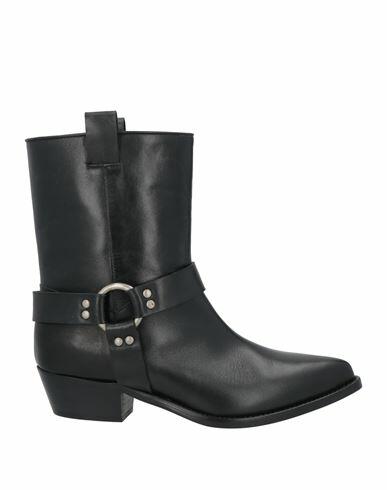 P. a.r. o.s. h. Woman Ankle boots Black Calfskin Cover