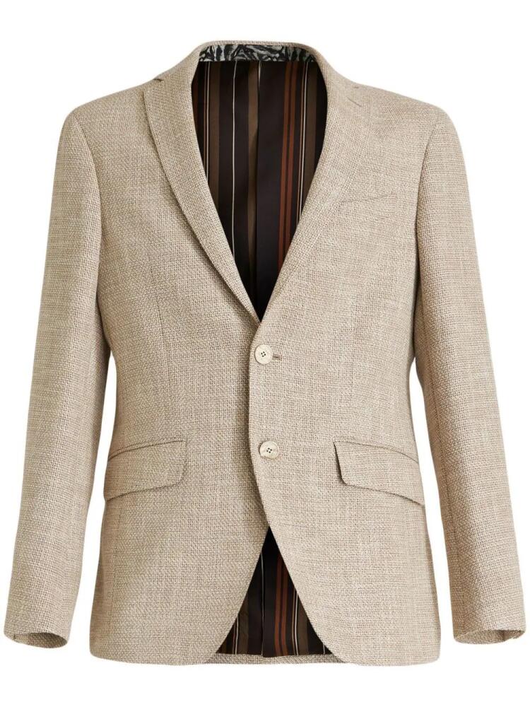 ETRO single-breasted tailored blazer - Neutrals Cover