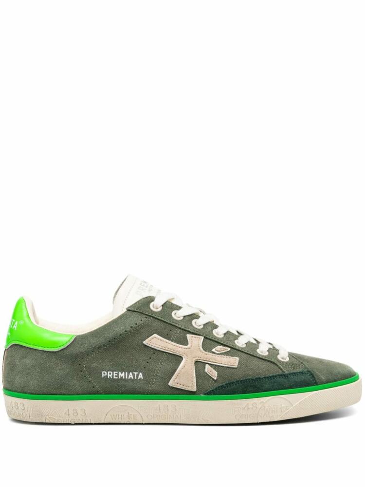 Premiata Steven low-top sneakers - Green Cover