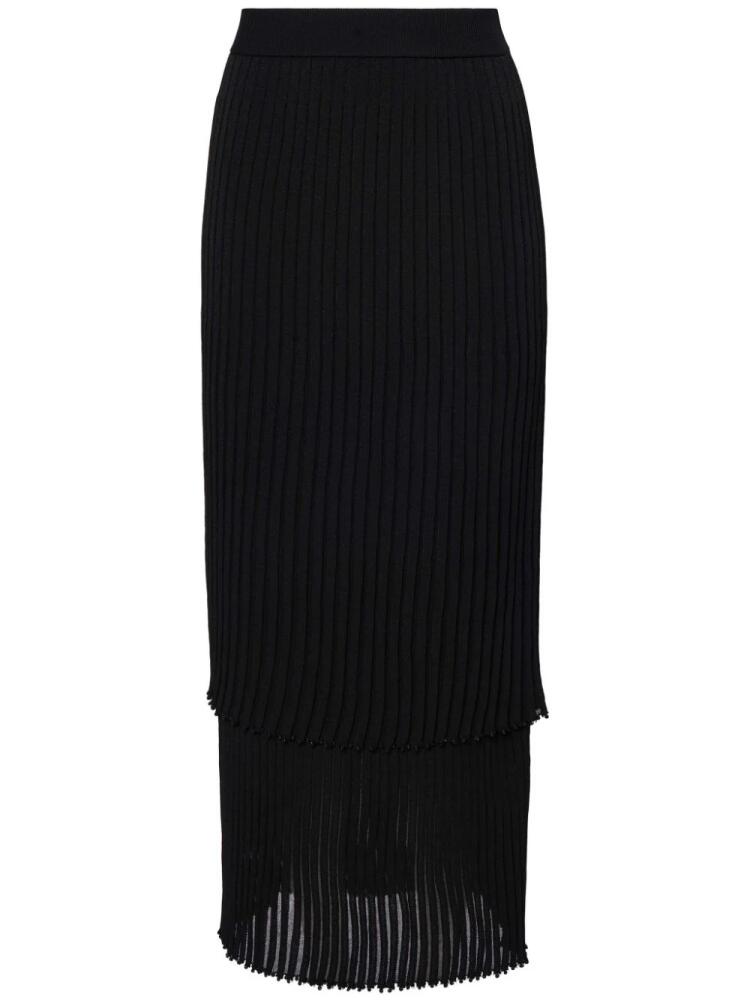 Altuzarra Ariana pleated skirt - Black Cover